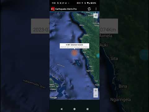 4.4 Earthquake Strikes Off the Coast of Auki, Solomon Islands