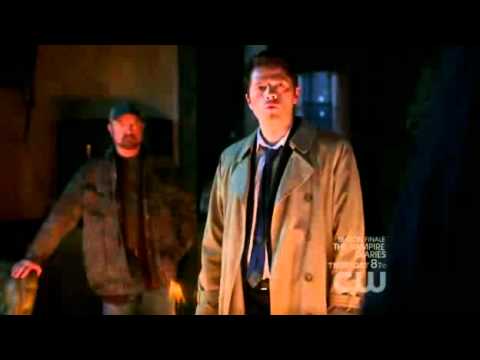 Supernatural S06E20 - boys and bobby and a trapped cass