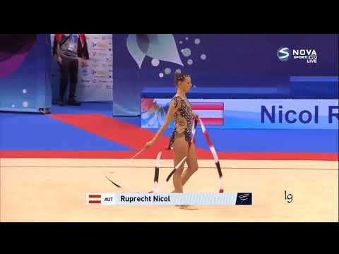 Nicol Ruprecht Ribbon AA Qualifications European Championships Varna 2021