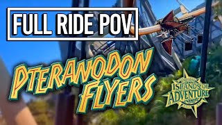 Pteranodon Flyers - Full POV Ride Through - Jurassic Park at Universal's Islands of Adventure