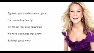 Don&#39;t Forget to Remember Me- Carrie Underwood (with lyrics)