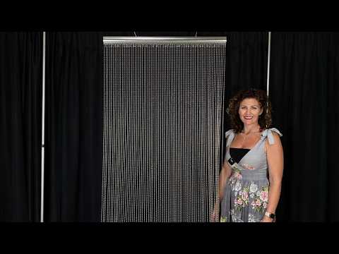 Video: See Real Steel Ballchain Beaded Curtains in Use