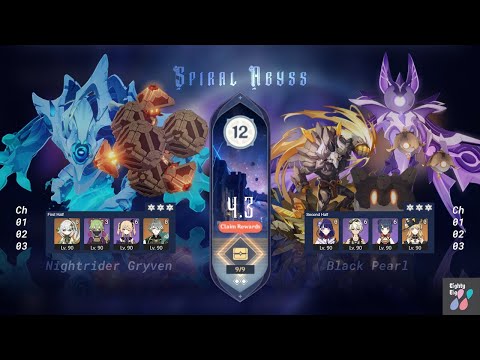[ Spiral Abyss v4.3 Floor 12 ] - F2P - Nightrider Gryven & Black Pearl | Genshin Impact