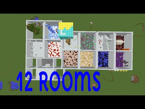 12 Rooms (Minecraft parkour map) Link in description