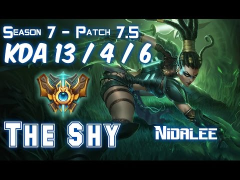 The Shy NIDALEE vs ELISE Jungle - Patch 7.5 KR Ranked