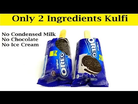 Oreo Ice Cream Recipe | Only 2 Ingredients Ice Cream |