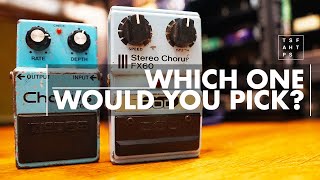 Video thumbnail for Vintage Analogue - Boss CE-2 vs DOD FX60 by TheSuperFunAwesomeHappyTimePedalShow