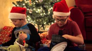 Christmas Morning 2014 Video Keaton Blaze Batman Animated 1989 Ninja Turtles Pee Wee