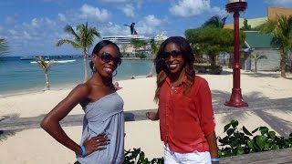 preview picture of video 'Shopping Main Street Ocho Rios Jamaica with Cruise Ship Docked'
