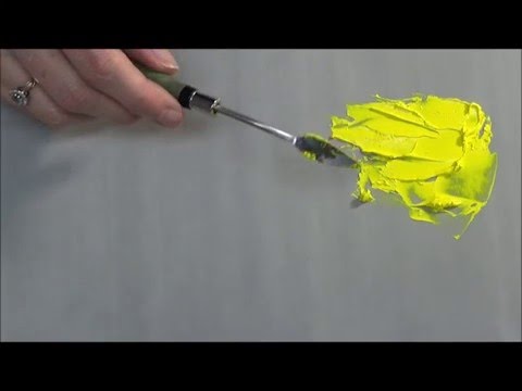 Thickening Acrylics for Palette Knife work