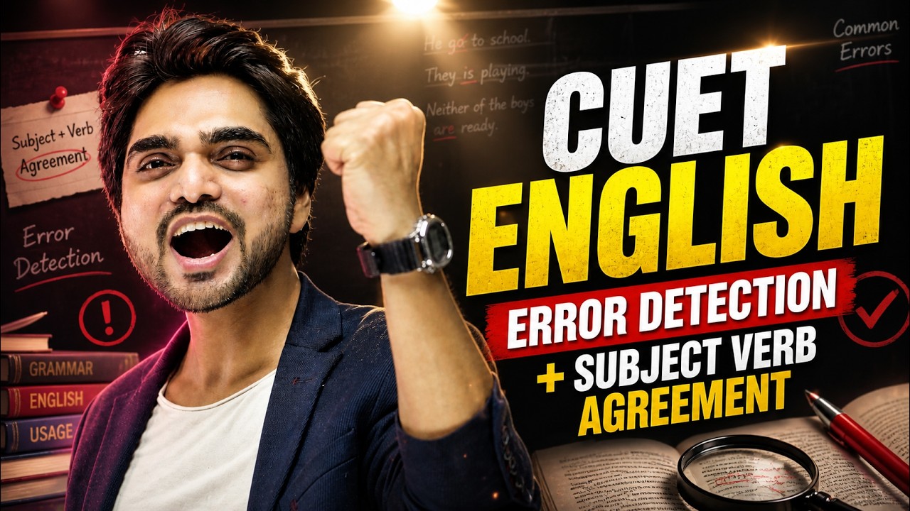 CUET ENGLISH ERROR DETECTION AND SUBJECT VERB AGREEMENT