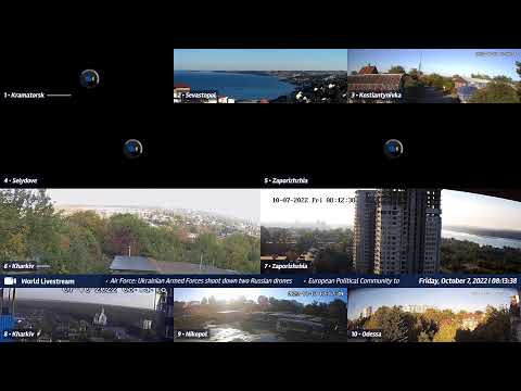 Live views from Ukraine 10/6/2022 B - Kramatorsk, Kharkiv and other cities