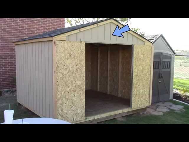 Princeton 10x10 Shed Kit building a pre cut wood shed what to expect 