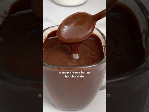 Italian Creamy Hot Chocolate #easyrecipes