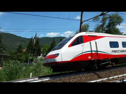 IL SALUTO DELL' ETR 460 IN TRANSITO A RIGOROSO (AL) 15 - 7 - 2017