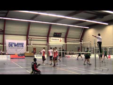 Volleybal Heren 1e div A: De Witte Olhaco H1 - E-difference/SSS H2 [29-03-2014]
