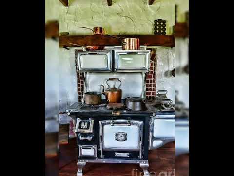  Estufa de hierro fundido - Chimenea de hierro fundido - Estufa  corta y acogedora - Estufa de cocina - Estufa de calentamiento - Estufa de  casa pequeña - Estufa de cabina