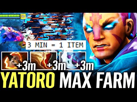 🔥 YATORO Anti Mage WTF 3 MIN 1 ITEM — 10min Fury + Fast BoT Manta GODLIKE MAX FARM Carry Dota 2 Pro