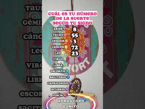 cuál es tu número de la suerte según tu signo