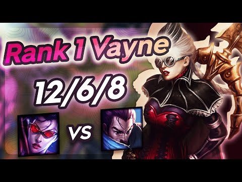 Vayne Vs Yasuo - Challenger Gameplay Rank 1 Vayne