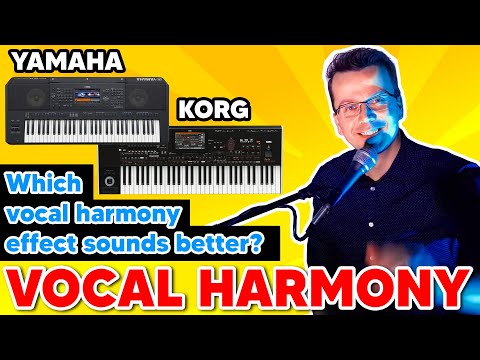 Yamaha PSR SX900 vs Korg Pa4x (2021) Vocal Harmony Comparison