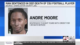 VIDEO: Man sentenced to prison for 2021 shooting death of Charleston Southern athlete