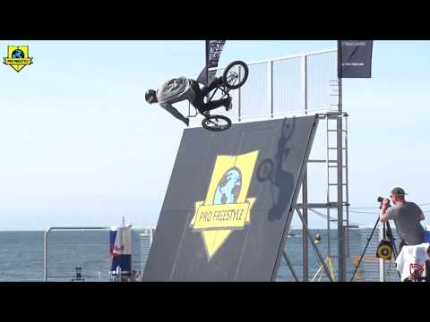 Brian Fox Best Trick - Double Backflip Transfer | Pro Freestyle The Hague 2017 - BMX Park Pro