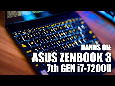 Hands On: ASUS ZenBook 3 UX390UA 7th Gen Laptop