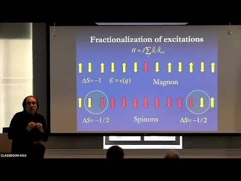 Thierry Giamarchi - Solving one-dimensional quantum problems (October 23, 2018)
