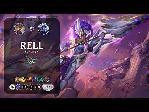 Rell Jungle vs Sejuani - KR Challenger Patch 13.13