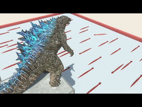 Godzilla Jump Into Titanoboa World - Animal Revolt Battle Simulator