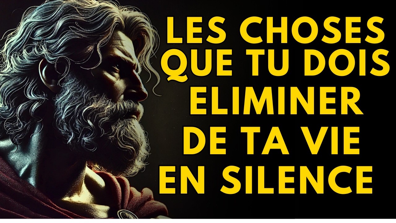 10 CHOSES QUE TU DEVRAIS ÉLIMINER EN SILENCE DE TA VIE  STOÏCISME