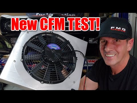 BRUSHLESS 12" Proform vs. Brushed Spal 12 inch, New CFM and Noise Test!