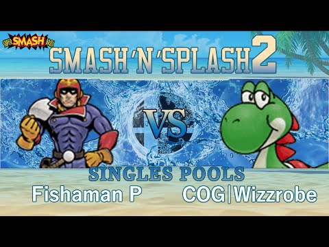 Smash'N'Splash 2 - Fishaman P (Captain Falcon) vs COG|Wizzrobe (Yoshi) - Singles Pools