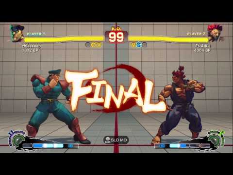 Fs AIKU [Akuma] vs zhieeeep [Bison] SSF4 Japanese Online Ranked Matches - Xbox Live