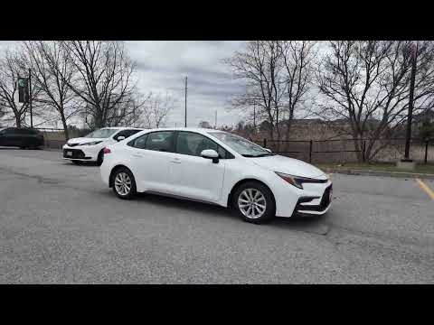 2024 Toyota Corolla SE CVT in White for sale at Aurora Toyota in Aurora, ON