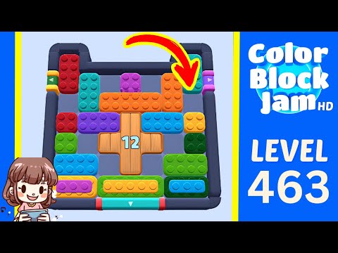 Color Block Jam Level 463 Solution Walkthrough