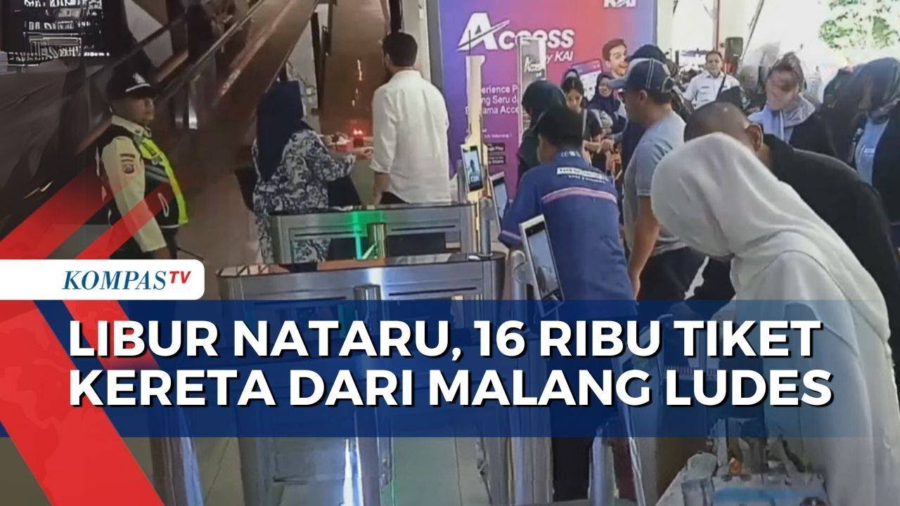 Libur Natal dan Tahun Baru, 16.200 Tiket Kereta Api dari Malang Ludes Terjual