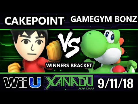 S@X 267 Smash 4 -  Cakepoint~ (Mii Brawler) Vs. GameGym Bonz (Yoshi) Wii U Winners Bracket