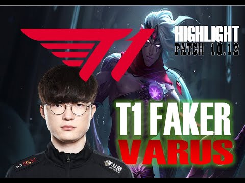 SKT T1 FAKER PLAY ADC VARUS VS DRX DEFT KALISTA | KR Ranked SoloQ HIGHLIGHT