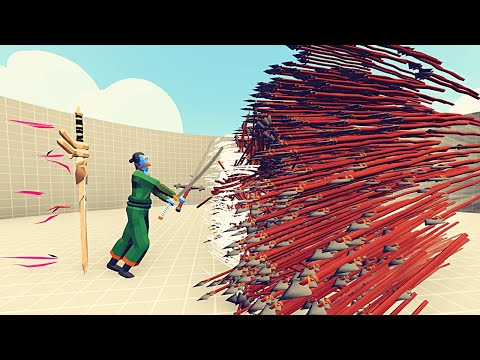 ZORO ONE PIECE vs EVERY GOD | Totally Accurate Battle Simulator TABS