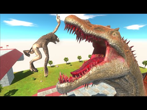 Monster Spinosaurus swallows everything – Animal Revolt Battle Simulator
