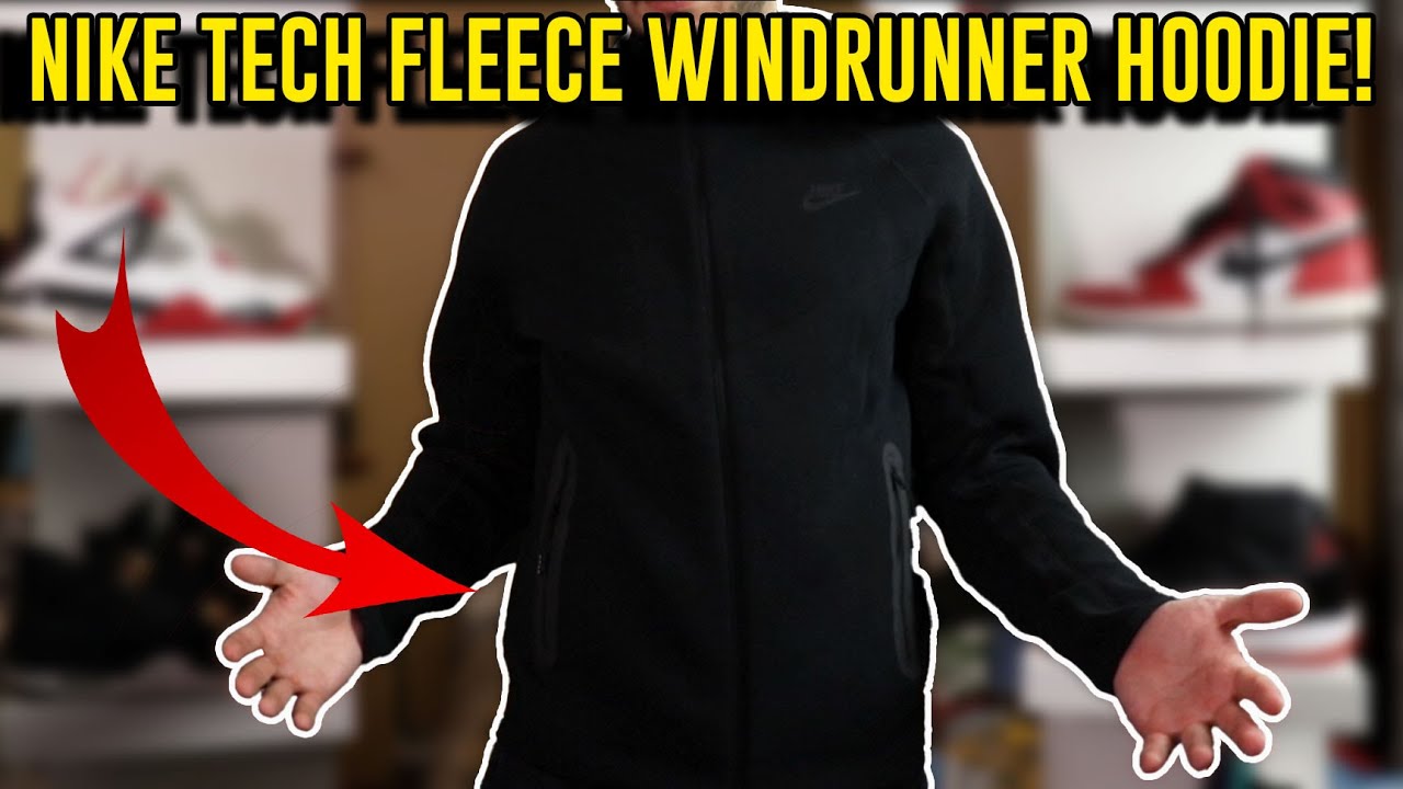 IS NIKE TECH FLEECE WINDRUNNER HOODIE WORTH IT | ON BODY REVIEW