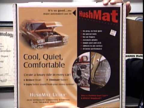 Hushmat Dampens Car Vibrations and road noise by ENORMIS of Erie, PA
