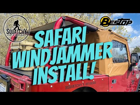 Bestop Safari Top & Wrap-Around Windjammer Install on '98 TJ