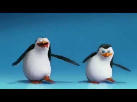 pinguins de madagascar dançando o beat fofinho