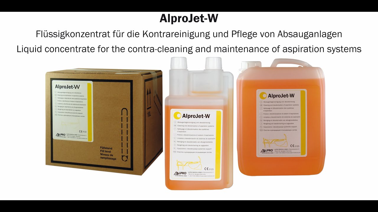 Anwendung von AlproJet-W / Application of AlproJet-W