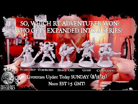 Satyr Studio Live UPDATE! Labor Day Weekend - Aug 31st 2025