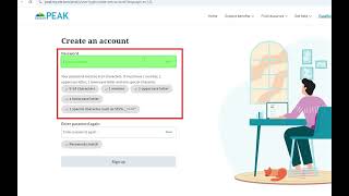 How To Create a Colorado PEAK Account