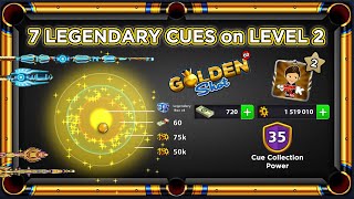8 Ball Pool Level 2 - Cash 720 Coins 1.5M - 7 Legendary Cues - 60 Golden Shots - Gaming With K
